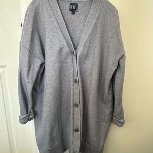 GAP Women's Light Gray Cardigan
